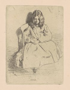 Annie, Oturan by James Abbott McNeill Whistler