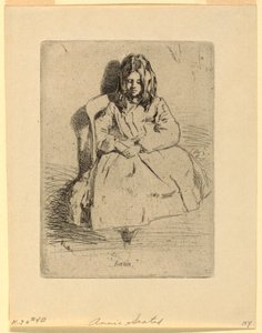 Annie, Oturan by James Abbott McNeill Whistler