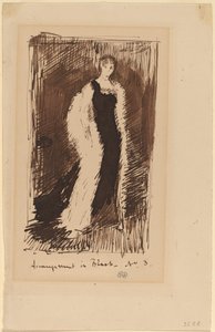 Siyah Aranjman - No.3 by James Abbott McNeill Whistler