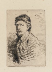 Auguste Delatre by James Abbott McNeill Whistler