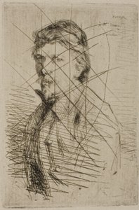 Auguste Delâtre, Yazıcı by James Abbott McNeill Whistler