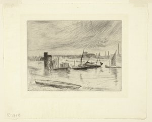 Battersea Şafağı (Cadogan İskelesi) by James Abbott McNeill Whistler
