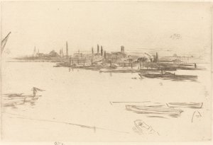 Battersea: Şafak by James Abbott McNeill Whistler