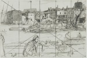Kara Aslan İskelesi by James Abbott McNeill Whistler
