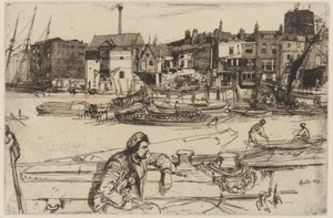Kara Aslan İskelesi by James Abbott McNeill Whistler