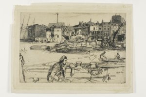 Kara Aslan İskelesi by James Abbott McNeill Whistler