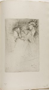 Saçı Fırçalamak by James Abbott McNeill Whistler