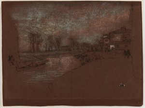 Kampo Sta. Marta—Kış Akşamı by James Abbott McNeill Whistler