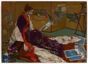 Mor ve Altın Kapris: Altın Perde by James Abbott McNeill Whistler