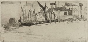 Chelsea İskelesi by James Abbott McNeill Whistler