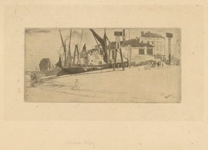 Chelsea İskelesi by James Abbott McNeill Whistler