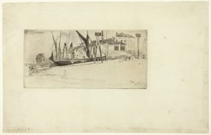 Chelsea İskelesi by James Abbott McNeill Whistler