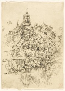 Chateau de Verneuil, Touraine by James Abbott McNeill Whistler