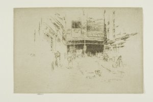 Kıyafet Değişimi, Houndsditch, No. 1 by James Abbott McNeill Whistler