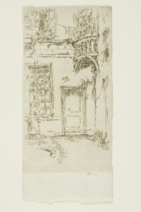 Avlu, Rue P. L. Kurye, Turlar by James Abbott McNeill Whistler