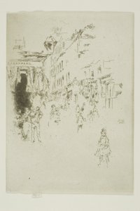 Cutler Caddesi, Houndsditch by James Abbott McNeill Whistler