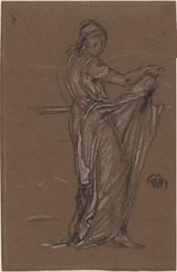 Drapeli Kadın Figürü by James Abbott McNeill Whistler