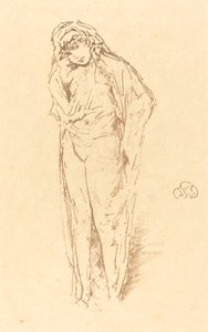 Drapeli Figür, Ayakta by James Abbott McNeill Whistler