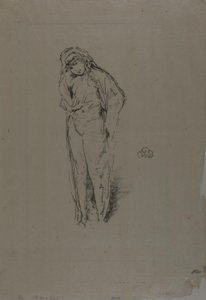 Drapeli Figür, Ayakta by James Abbott McNeill Whistler