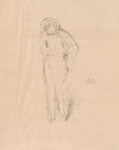 Drapeli Figür, Ayakta by James Abbott McNeill Whistler