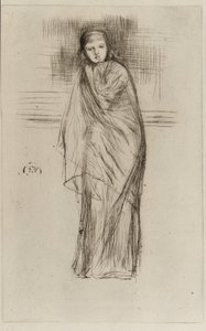 Drapeli Model by James Abbott McNeill Whistler