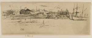 Kuru Rıhtım, Southampton by James Abbott McNeill Whistler