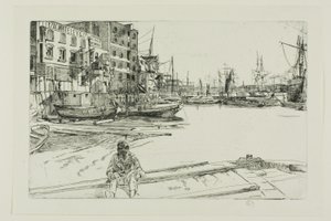 Kartal İskelesi by James Abbott McNeill Whistler