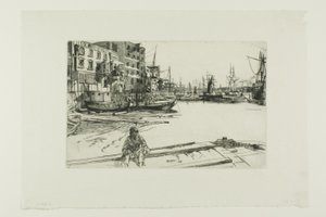 Kartal İskelesi by James Abbott McNeill Whistler