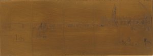 Dağlama plakası: Eski Westminster Köprüsü by James Abbott McNeill Whistler