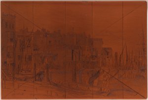 Dağlama plakası: Thames Polisi by James Abbott McNeill Whistler
