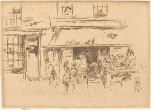 Exeter Caddesi by James Abbott McNeill Whistler