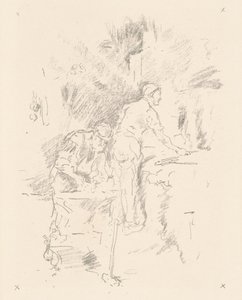 Baba ve oğul by James Abbott McNeill Whistler