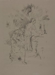 Baba ve oğul by James Abbott McNeill Whistler