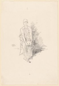 Renklerde Figür Çalışması by James Abbott McNeill Whistler