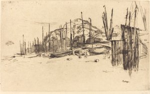 Balıkçı Tekneleri, Hastings by James Abbott McNeill Whistler