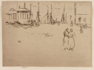 Balıkçı İskelesi, Oostende by James Abbott McNeill Whistler