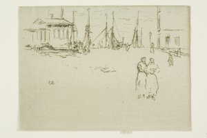 Balıkçı İskelesi, Oostende by James Abbott McNeill Whistler