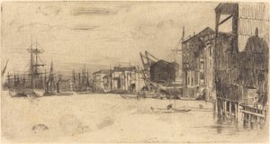 Serbest Ticaret İskelesi by James Abbott McNeill Whistler