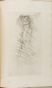 kız ayakta by James Abbott McNeill Whistler