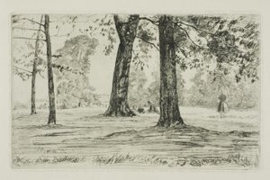 Greenwich Parkı by James Abbott McNeill Whistler