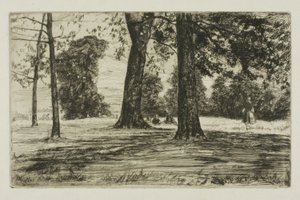 Greenwich Parkı by James Abbott McNeill Whistler