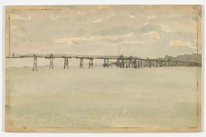 Gray and Silver-Pier, Southend by James Abbott McNeill Whistler