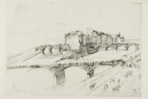Şehir Adası, Paris by James Abbott McNeill Whistler