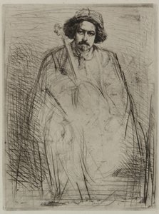 J. Becquet, Heykeltıraş by James Abbott McNeill Whistler