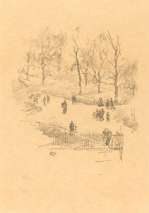 Kensington Bahçeleri by James Abbott McNeill Whistler