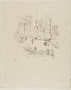 Kensington Bahçeleri by James Abbott McNeill Whistler