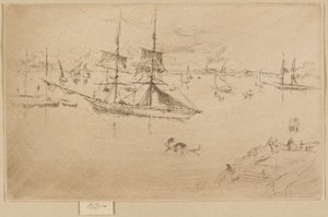 Lagün--Öğlen by James Abbott McNeill Whistler