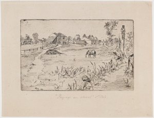 Atlarla Manzara by James Abbott McNeill Whistler