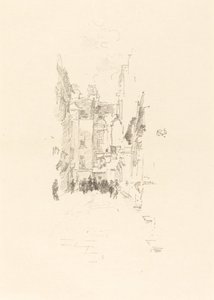 Küçük Mahkeme, Kumaş Fuarı by James Abbott McNeill Whistler