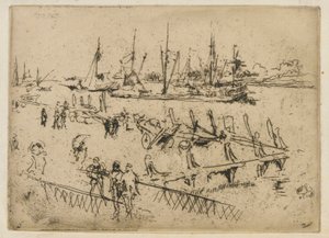 Küçük Dordrecht by James Abbott McNeill Whistler